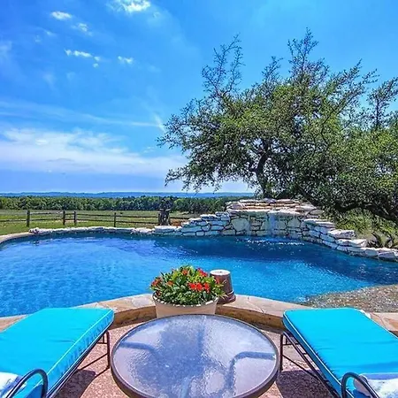 Private Ranch Near Fredericksburg Wineries With Pool Villa